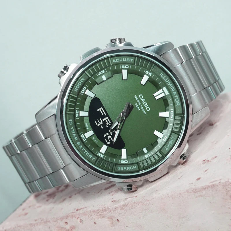 Casio Turquoise Dial Men Watch