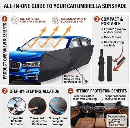 Car Windshield Sun Umbrella