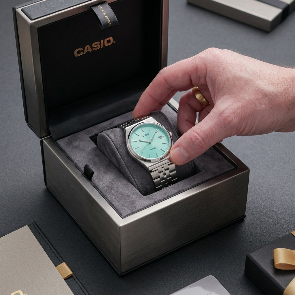 Men Casio Round Watch