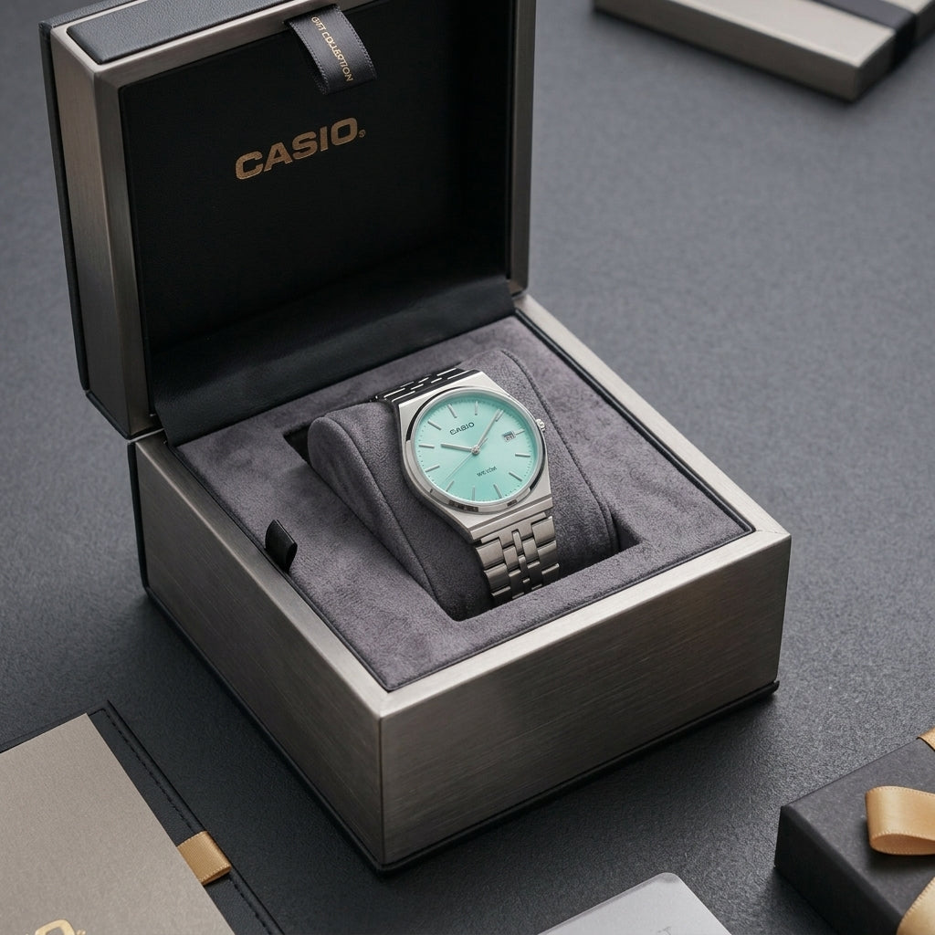 Men Casio Round Watch