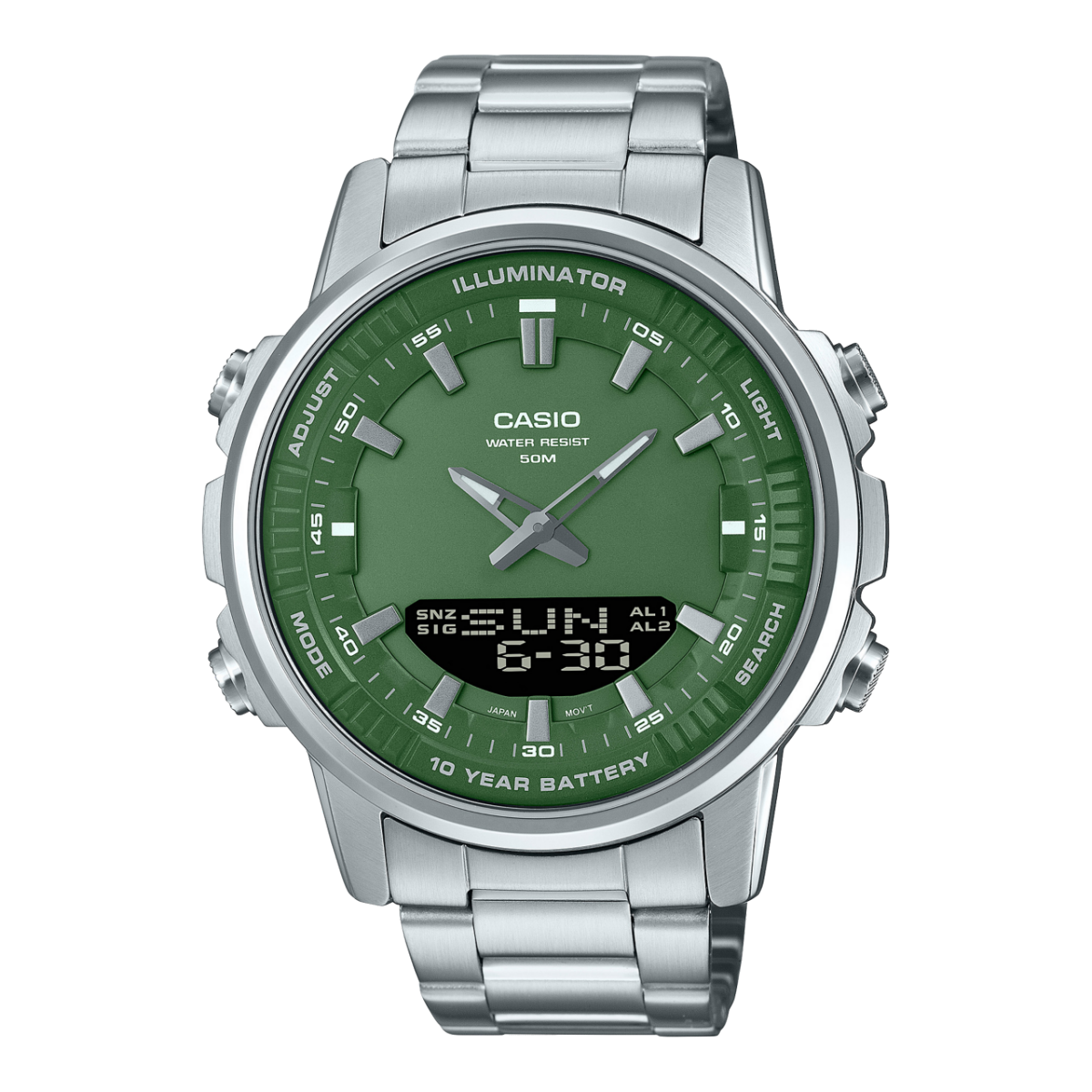 Casio Turquoise Dial Men Watch