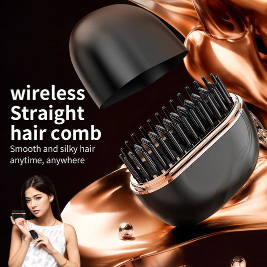 Mini Hair Straightening Comb Wireless - UAE