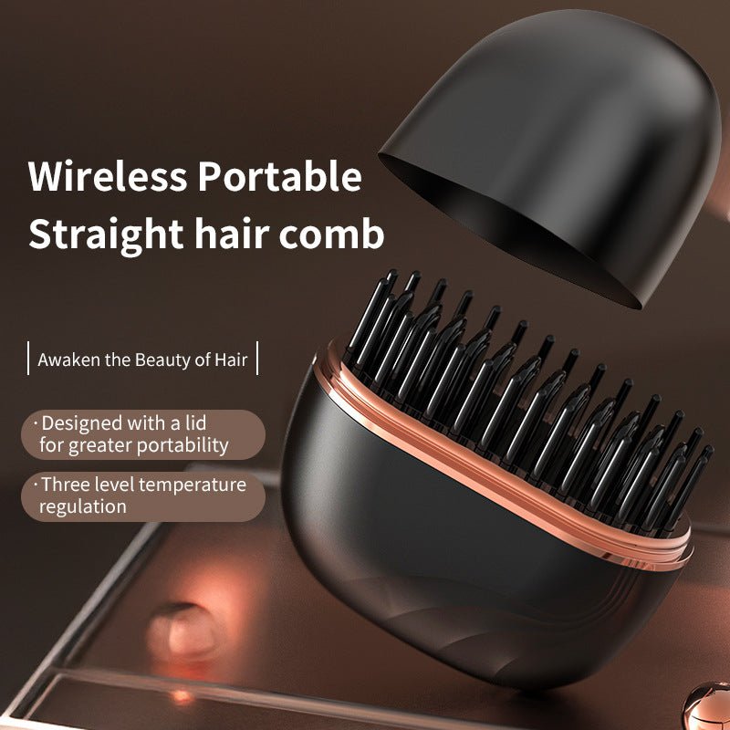 Mini Hair Straightening Comb Wireless - UAE